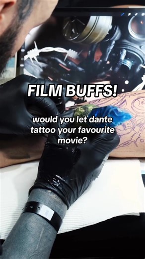 Dante's Cinematic Tattoo Artistry: A Unique Experience