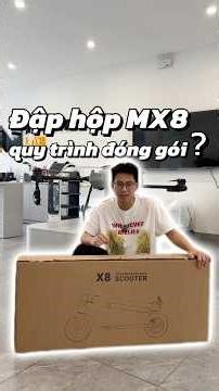 Unboxing the MX8 and the Mlab packaging process ⁉️ #mlabvietnam #monsterlabvn #scooter #electrics...