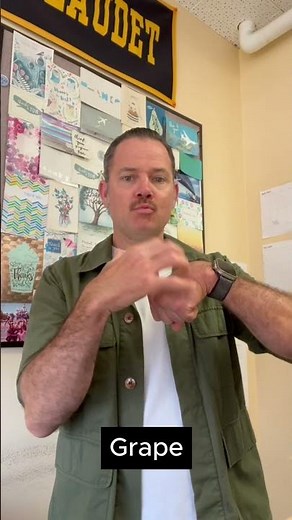 How to Sign "Grape" in ASL