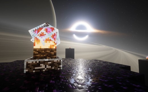 【ITT3 | MC光影演示】iterationT 3.2.0末地天空天体运动效果演示