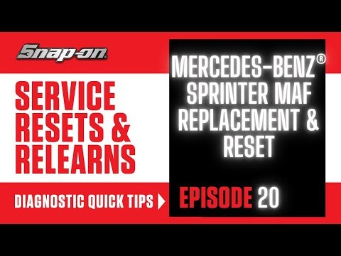 Mercedes-Benz® Sprinter MAF Replacement & Reset | Snap-on | Diagnostics