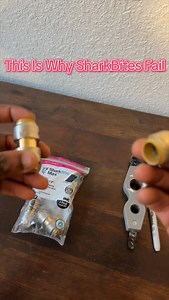 SharkBite fittings don’t fail prep does. If you don’t: ❌ cut the pipe straight ❌ deburr the edge ❌ seat the O-ring correctly you’re asking for a leak. In this short I show how I prep PEX and copper using: ✔️ a reaming tool ✔️ a copper cutter (yes, even on PEX) Do this every time and your SharkBite connections last. Full DIY plumbing breakdown on YouTube ▶️ Simple Steps DIY #SharkBite #PlumbingFail #DIYPlumbing #PEX #HomeMaintenance FixItRight | Simple Steps DIY