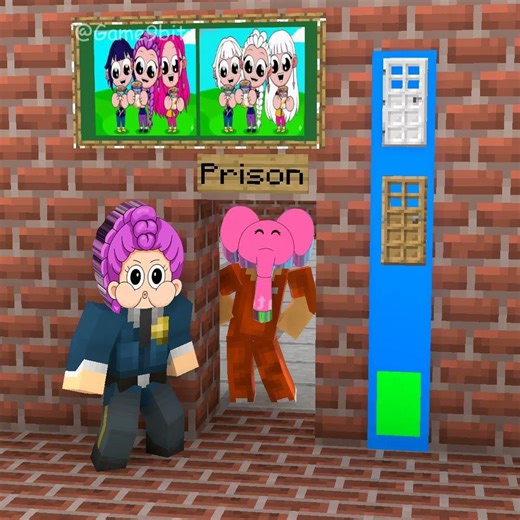 Help Sprunki Rumi choose the right door for the prison to imprison Sprunki Elly!