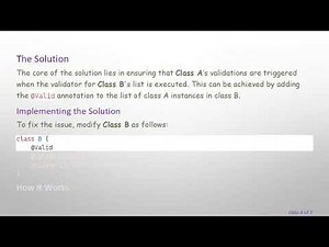 How to Ensure Nested Validations in Javax with Custom Validators