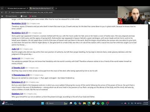 100 Bible Verses about: Satan The Ruler Of This World (Earth)