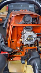 Motosserra desregulando sozinho - Stihl MS 650 #stihl #MS650 #viralreelschallenge | Cristian Técnico Stihl