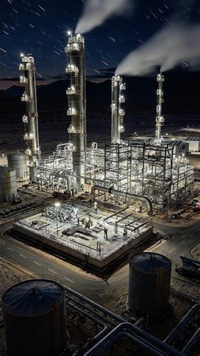 30-Day Oil Refinery Construction Timelapse