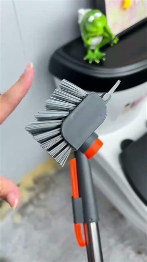 Bathroom Deep Cleaning | Satisfying 3-in-1 Scrub Brush Transformation #unitedstates #homecleaning