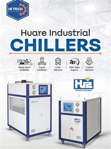 𝐖𝐡𝐚𝐭 𝐓𝐲𝐩𝐞𝐬 𝐨𝐟 𝐂𝐡𝐢𝐥𝐥𝐞𝐫𝐬 𝐃𝐨 𝐖𝐞 𝐎𝐟𝐟𝐞𝐫? We provide a wide range of industrial chillers to meet different cooling requirements. • 𝐖𝐚𝐭𝐞𝐫-𝐂𝐨𝐨𝐥𝐞𝐝 𝐂𝐡𝐢𝐥𝐥𝐞𝐫𝐬 - available in multiple sizes based on cooling load (tons) • 𝐀𝐢𝐫-𝐂𝐨𝐨𝐥𝐞𝐝 𝐂𝐡𝐢𝐥𝐥𝐞𝐫𝐬 - available from small to large capacities Whether your application requires compact cooling or higher tonnage solutions, we have chillers to match your process needs. #IndustrialChillers #AirCooledChiller #W