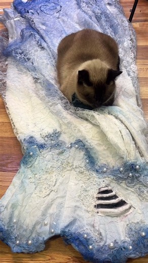 Making a Corpse bride dress from a thrifted wedding dress! 👰 #sewing #corpsebride