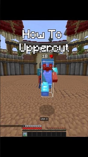How to Uppercut #minecraft#pvp #mcpvp #tutorial