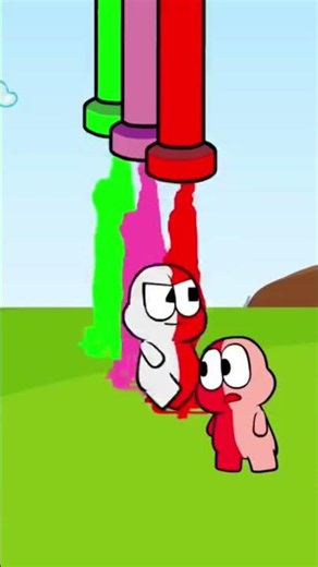 colour full pingu rainbow #shorts #youtubeshorts #cartoon