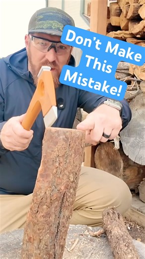 How to Split Wood Safely! #axe #hatchet