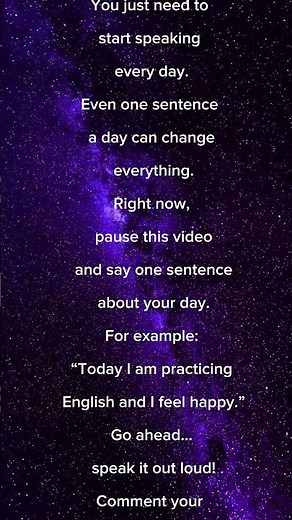 Speak One Sentence Every Day – This Changes Everything 🔥