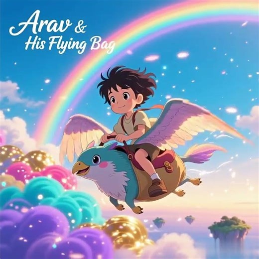 “Flying Backpack – आरव की Sky-High Adventure!”