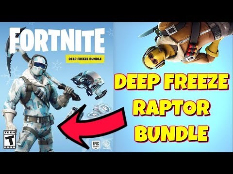 HOW TO GET THE NEW ICE RAPTOR SKIN IN FORTNITE - DEEP FREEZE BUNDLE