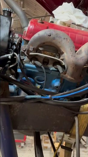 1955 Ford F100 transmission and power steering conversion.