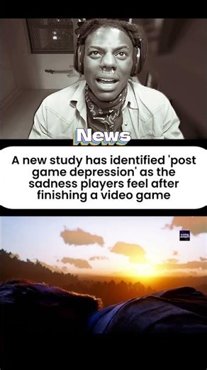 The “post-game depression” is real bro if the game is RDR2.