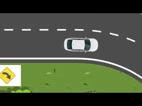 Learn this common road sign warning in this quick video #charlesdrivingcollege