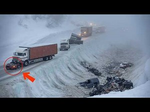Deadly Icy Roads: Seconds Before Disaster!
