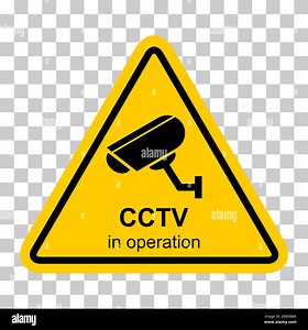 Closed circuit television camera icon, CCTV video protection alert, vector illustration Stock Vector Image & Art - Alamy