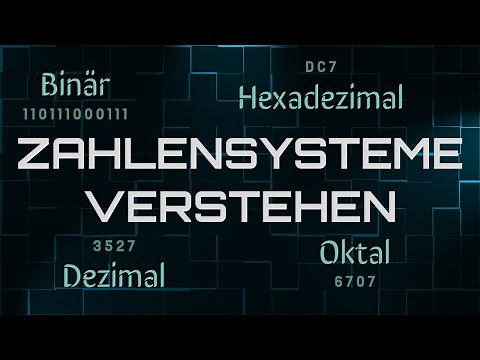Number systems for developers - Binary, Octal, Decimal & Hexadecimal - German