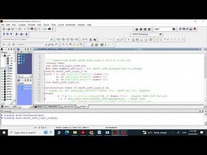 SLL Logical Shift Left 8 bit RTL Code in Verilog and VHDL with Testbench. Using Behavioral Modeling.