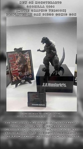 |NEW| SH MONSTERARTS GODZILLA 1954 [movie graphic poster] VERSION REVEALED