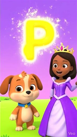 Learn PQR with Coco the Puppy 🐶 | P for Panda, Q for Queen, R for Rainbow | Kids Learning