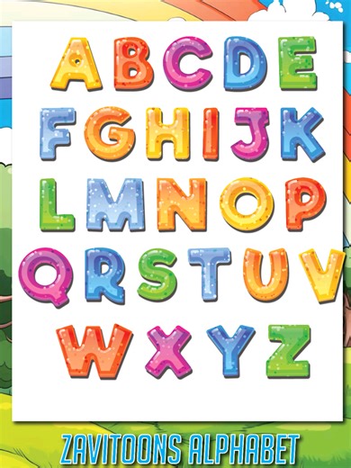 Learn ABC Letters A to Z in One Picture