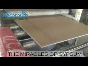 Part-1: Decotouch Gypsum Board Manufacturing video