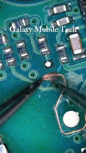 Mobile Missing Pad Restoration #galaxymobiletech #missingpad #icpadrepair