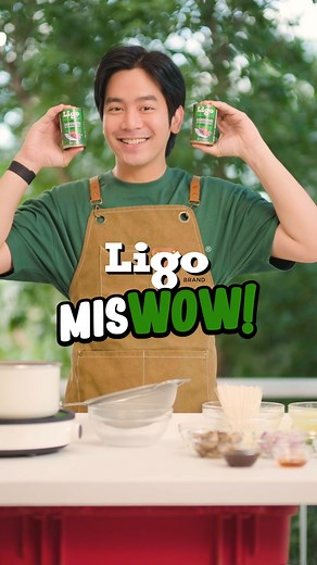 Miswow! Joshua is serving up some soup-sational goodness with Ligo Sardines in Tomato Sauce! 😋💚🐟 Try mo na! #ChooseLigo | Ligo Philippines