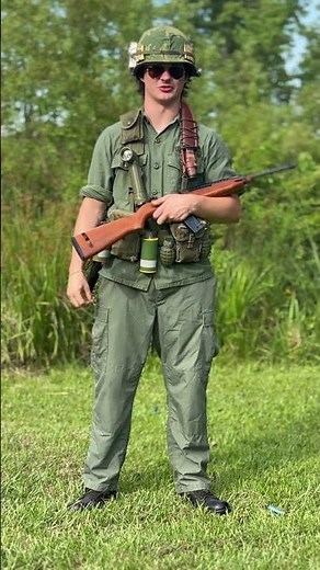 The M2 carbine!#history#war#shootingrange#vietnamwar#guns#army#combat
