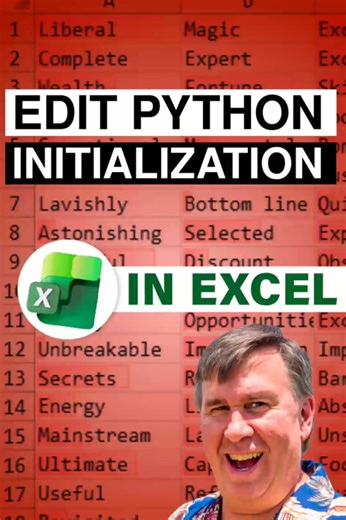 What the new Python initialization pane means for Excel users