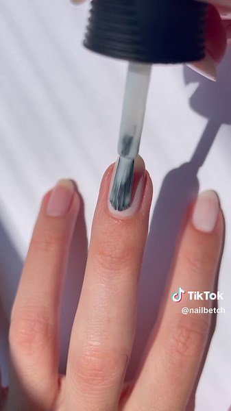 THE BEST MILKY WHITE 🥛⭐️ ‘Coconut Milk by Nailbetch’. I made this perfectly sheer white with Orly Color Labs in LA and now you can have it too :). This shade is the number one requested polish that I get asked about, so I had to give the people what they wanted! Link in bio 🩵 #naturalnails #milkywhitenails #simplenails