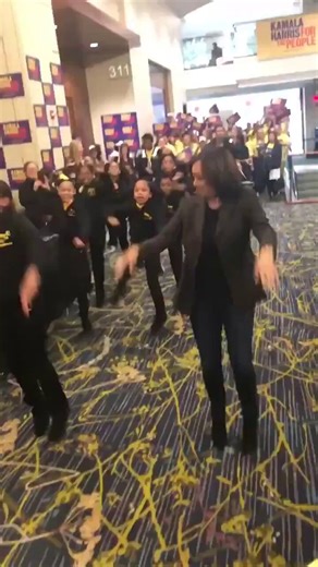 It’s ginger Kamala?!The most hilarious part of the Kamala dance — is seeing “Second Gentleman” Doug try so hard to dance…