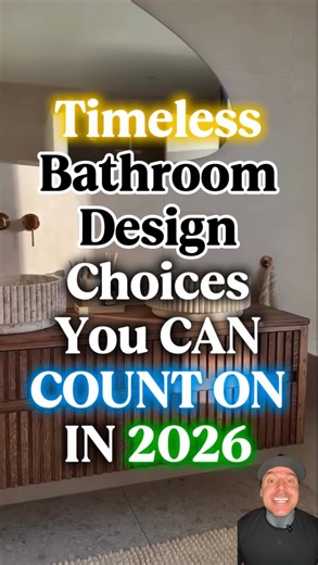 National Stone | Custom Countertops on Instagram: "Bathroom design in 2026 is not about trends, it’s about making smart choices that actually last. Bathroom design should feel calm, intentional, and easy to live with. When I think about bathroom design, I think about how the space feels every single day, not just how it looks in photos. Bathroom design decisions matter because most people are not renovating again anytime soon. Bathroom design starts with paint colors that don’t fight the lightin