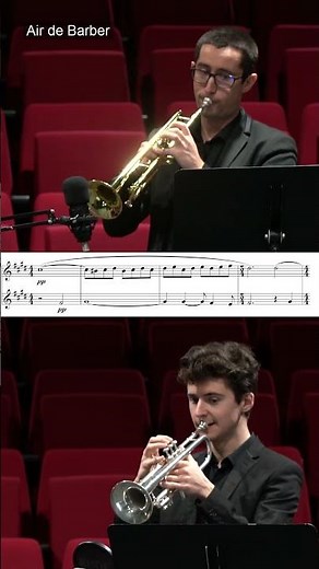 Air de Barber / Duo de Trompette (Shorts) #trumpet #music #tobrassmusic