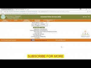 How to check Driving Licence status download driving licence card in Telugu English AP Telangana