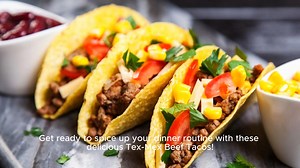 Tex-Mex Beef Tacos Recipe