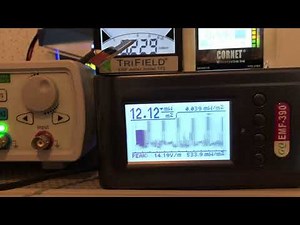 5G network Signal RF Pulse Speed Response  test for GQ EMF-390 vs Trifield TF2, and Cornet RF meters
