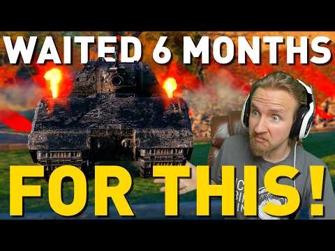 He waited 6 months for this... World of Tanks