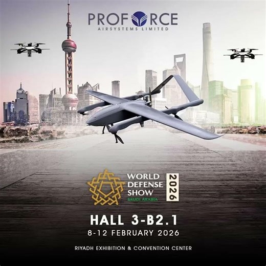 Proforce Airsystems will be exhibiting at the World Defence Show 2026, in Riyadh, Saudi Arabia.
