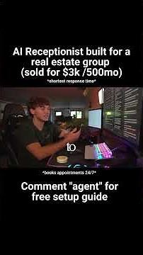 This is a live demo of the AI receptionist I built for a real estate client using Retell.