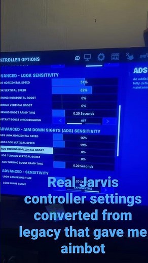 Jarvis real controller settings*they gave me aimbot*