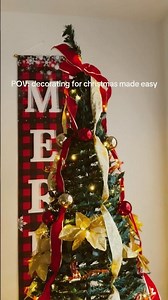 Stress free and saves money😌🎄#christmas #christmasdecor #christmastree