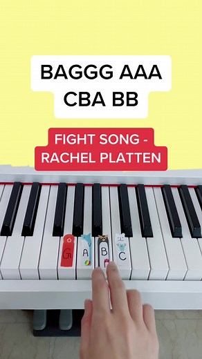 Fight Song - Rachel Platten (Piano Tutorial) #fightsong #fightsongrachelplatten #rachelplatten #easypianotutorial #summypiano