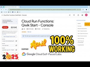 [NEW 2025] Cloud Run Functions: Qwik Start - Console | #qwiklabs || #GSP081 || [With Explanation🗣️]