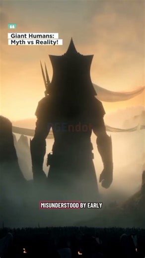 Giant Humans: Myth vs Reality!#GiantHumans #HistoryMystery #Archaeology #MythVsReality #Shorts